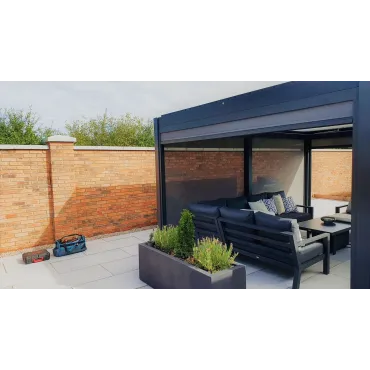 Eclipse 5 X 3.5m LED Motorised Pergola | Free Standing