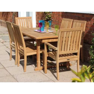 Winchester 6 Chair Extending Set  - 13