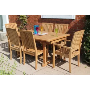 Winchester 6 Chair Extending Set