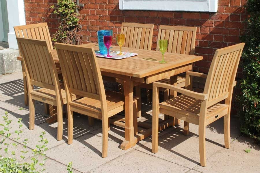 Winchester 6 Chair Extending Set