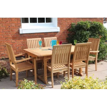 Winchester 6 Chair Extending Set  - 2