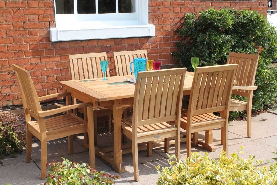 Winchester 6 Chair Extending Set