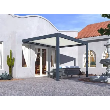 Eclipse 3.6 X 3m LED Motorised Pergola - Wall Mounted
