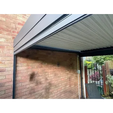 Eclipse 3.6 X 3m LED Motorised Pergola - Wall Mounted