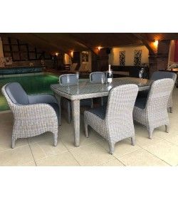 Meteor 6 Chair Dining Set