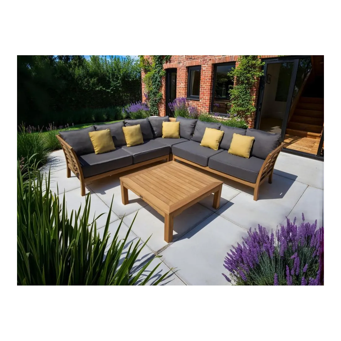 Paris Teak Corner Unit | FSC® Certified - 38 Paris Teak Corner Unit | FSC® Certified - 38