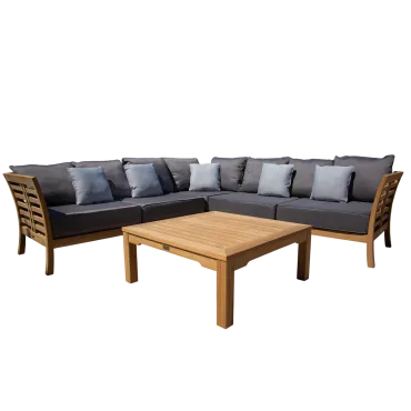 Paris Teak Corner Unit | FSC® Certified  - 34