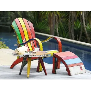 Coloured Throne Footrest