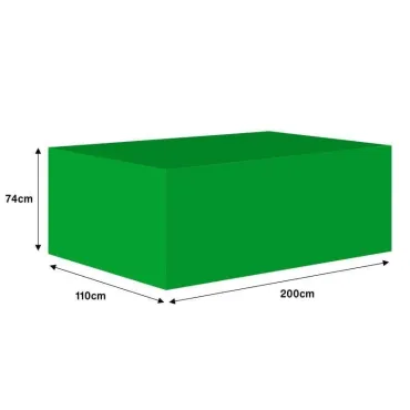 Rectangular Table Weather Cover Breathable| Medium  - 8