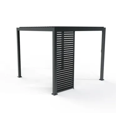 Aluminium Pergolas Titan 1.33m Side Wall Set for 4m