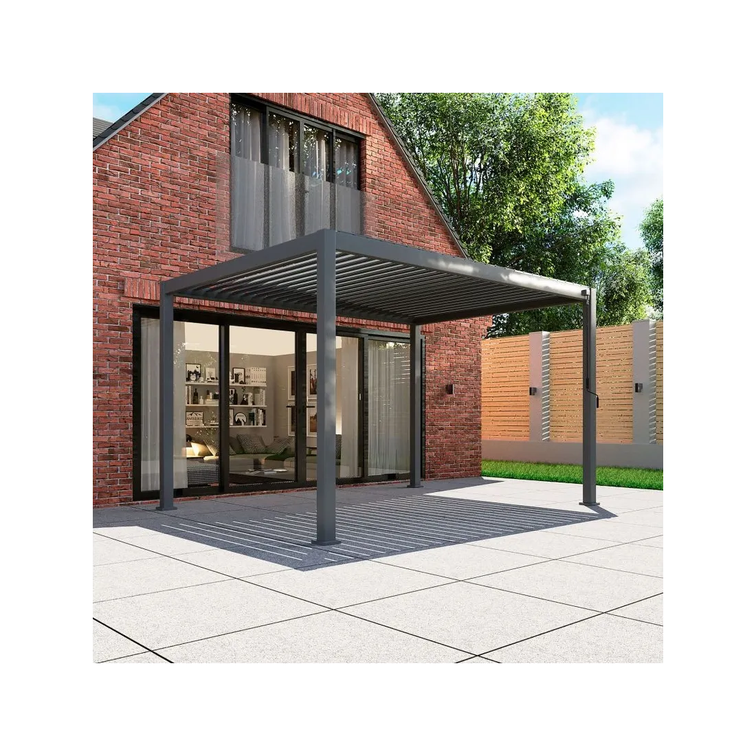 Aluminium Pergolas Titan 3.6m x 3m Aluminium Pergola
