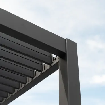 Legacy Wall Mounted 3m x 3m Aluminium Pergola