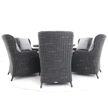 Midnight Montana Round Dining Armchair Set