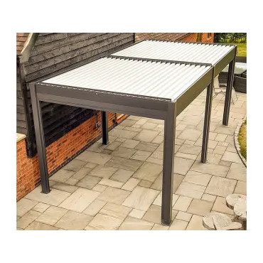 Eclipse 6 X 4m LED Motorised Pergola | Free Standing