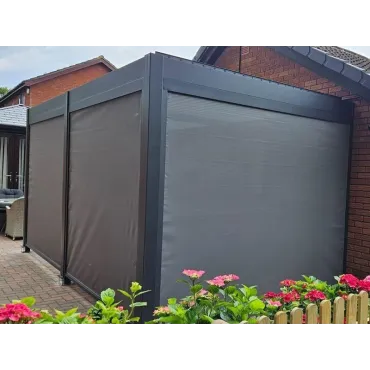 Eclipse 5 X 3m LED Motorised Pergola | Wall Mounted  - 16
