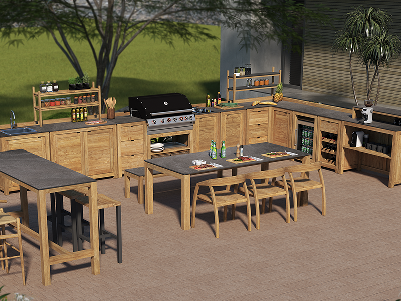 Bari Kitchen Coffee Bar Unit