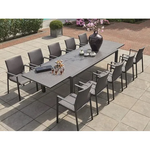 Mustique 10 Chair Extending Set | Life Range  - 11