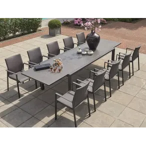 Mustique 10 Chair Extending Set | Life Range  - 11