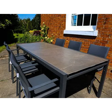 Mustique 10 Chair Extending Set | Life Range  - 13