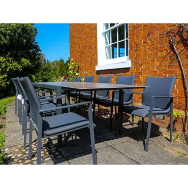 Mustique 10 Chair Extending Set