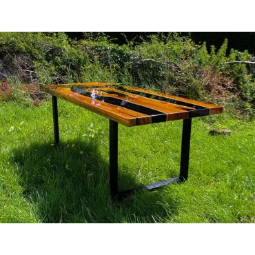 Epoxy Resin Table - Black