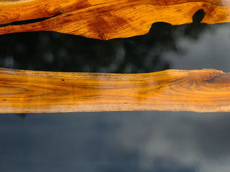 Epoxy Resin Table - Black