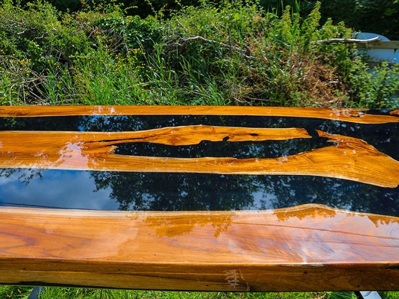 Epoxy Resin Table - Black