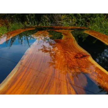 Epoxy Resin Table - Black