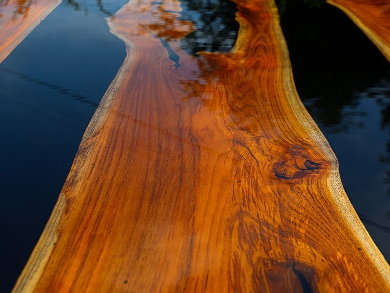 Epoxy Resin Table - Black