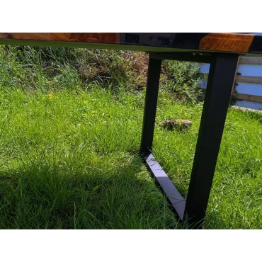 Epoxy Resin Table - Black