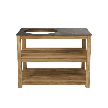 Bari Kitchen Big Green Egg Table Fixed Unit