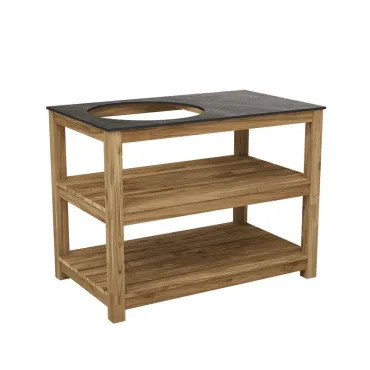 Bari Kitchen Big Green Egg Table Fixed Unit