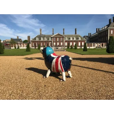 Garden Sculptures Winston The Bull Dog