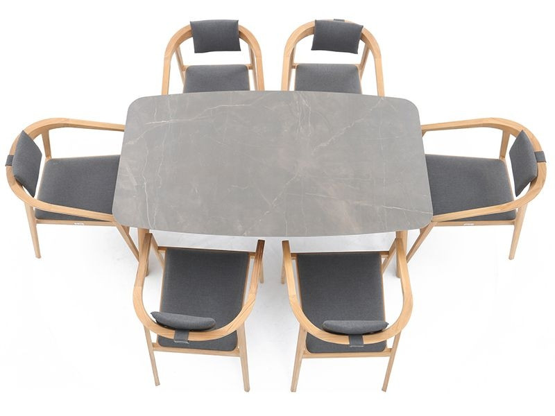 Mustique 6 Chair Dining Set | Certified