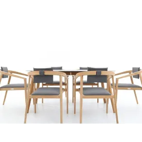 Mustique 6 Chair Dining Set | Certified