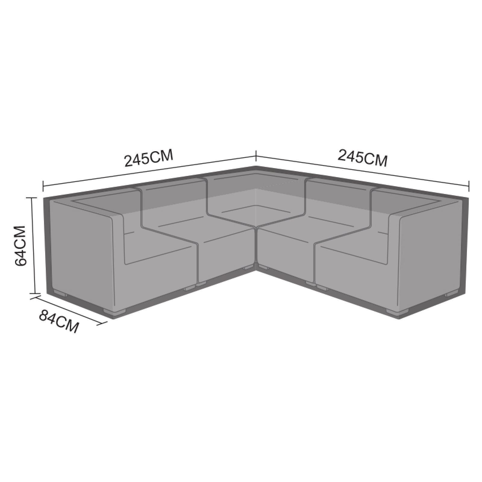 Cover for Chelsea Corner Sofa Set - 245cm x 245cm x 84cm x 64cm