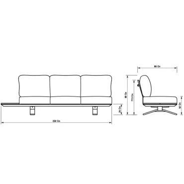 Stockholm Lounge Set Large Ex Display