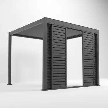 Titan Sliding Doors for 3m Titan Pergola  - 4