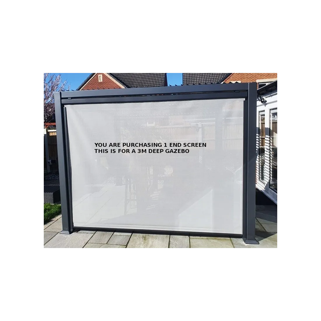 Gazebo 3 Screens package 3m x3m  - 4