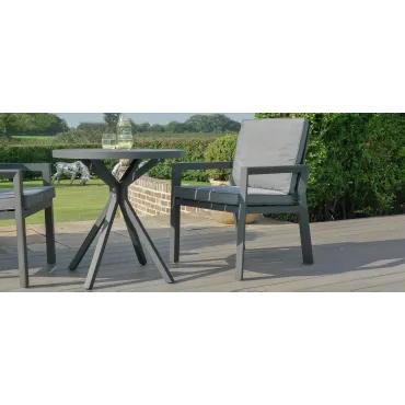 New York New York 3 Piece Aluminium Bistro Set