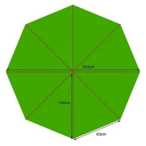 Parasol canopy - 250cm diameter
