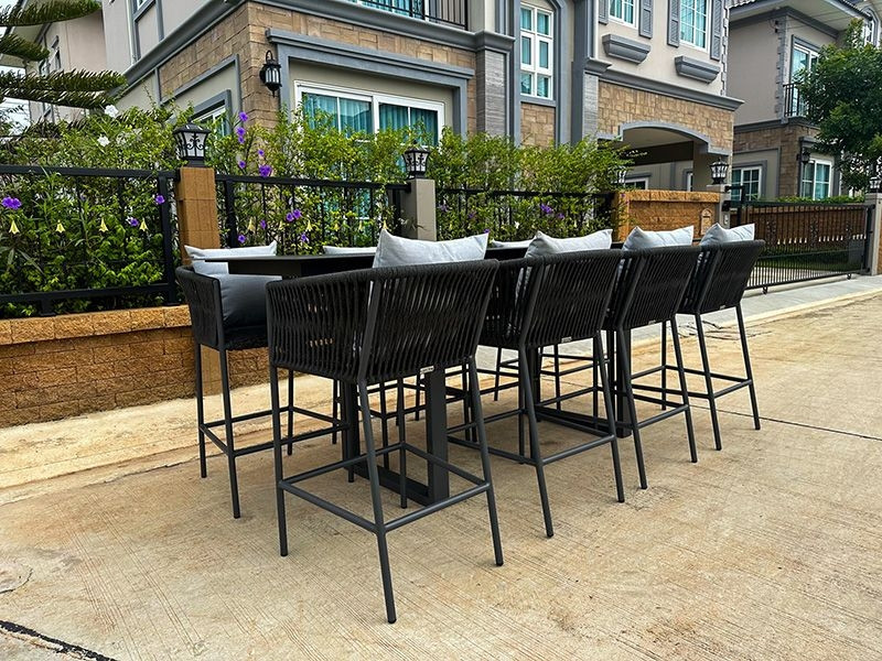 Aruba 8 Chair Bar Dining Set