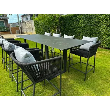 Aruba 8 Chair Bar Dining Set