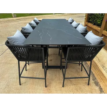Aruba 8 Chair Bar Dining Set