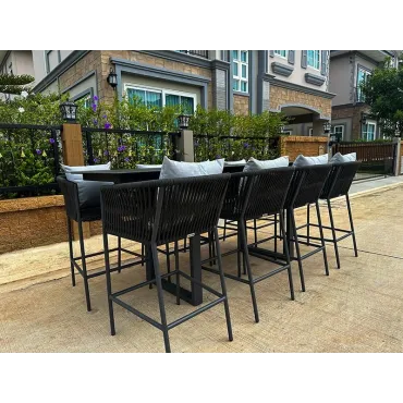 Aruba 8 Chair Bar Dining Set