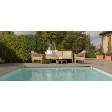 Porto Rope Weave 3 Seat Lounge Set