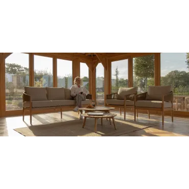 Porto Rope Weave 3 Seat Lounge Set