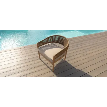 Porto Rope Weave 3 Seat Lounge Set  - 9