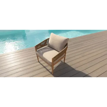 Porto Rope Weave 3 Seat Lounge Set