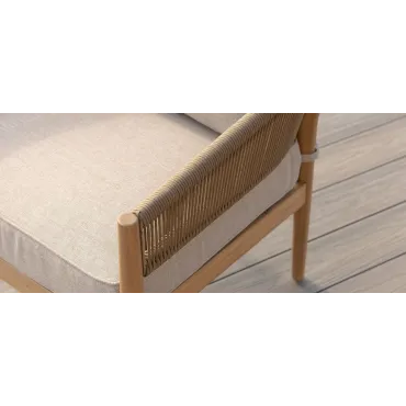 Porto Rope Weave 3 Seat Lounge Set  - 11